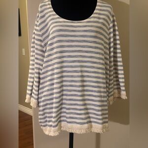 J. Jill Women's Beige Knit Top